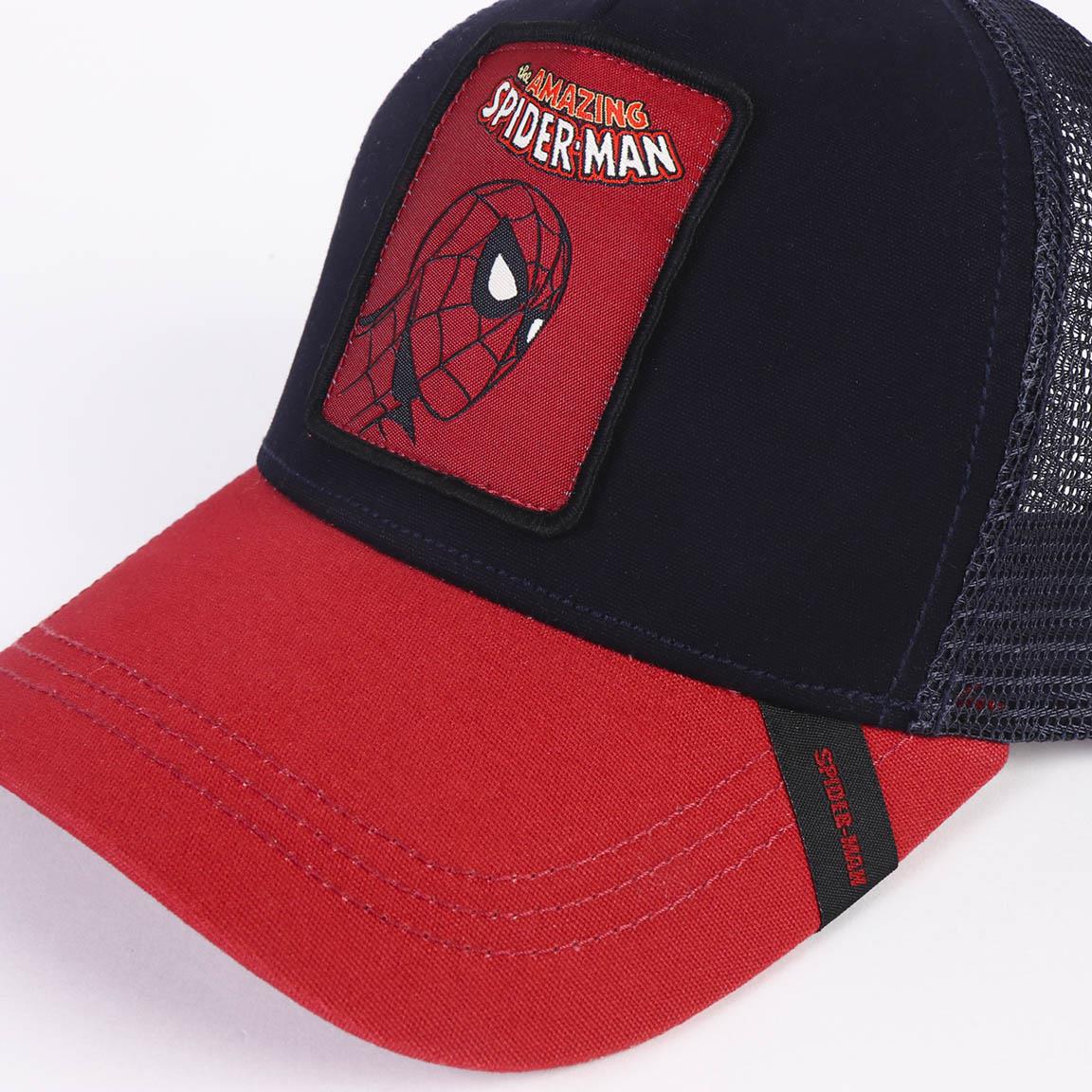 Cerdà - Marvel - Spiderman Ufficiale - Berretto Strapback Cappello Trucker con Visiera Curva Stile Baseball Cap