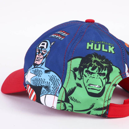 Cerdà - Cappellino Marvel Comics (Avengers) Ufficiale - Berretto Strapback Cappello con Visiera Curva Stile Baseball Cap per Bambini da 4 a 8 Anni