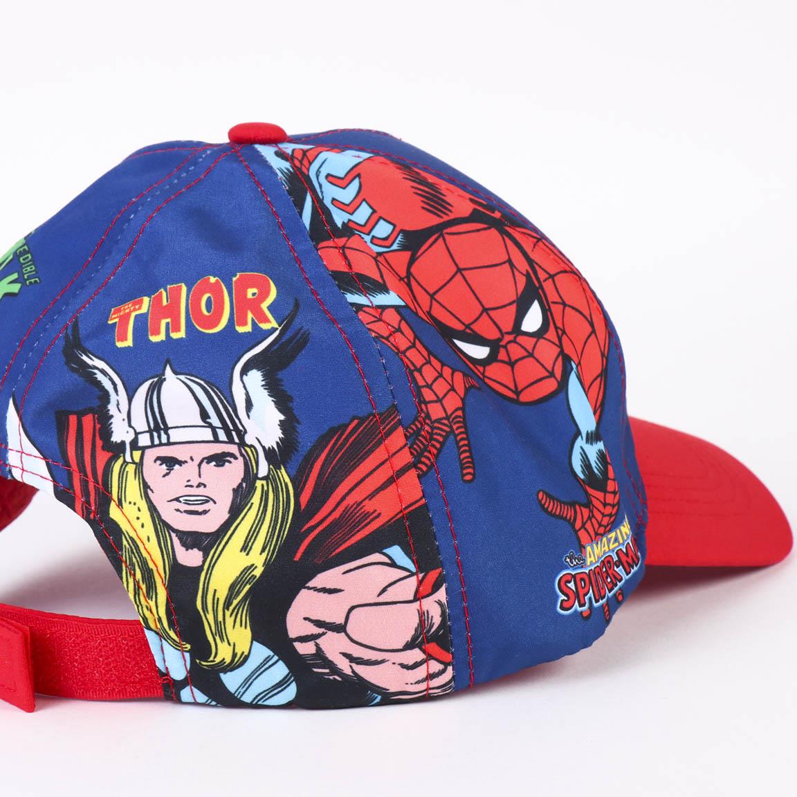 Cerdà - Cappellino Marvel Comics (Avengers) Ufficiale - Berretto Strapback Cappello con Visiera Curva Stile Baseball Cap per Bambini da 4 a 8 Anni