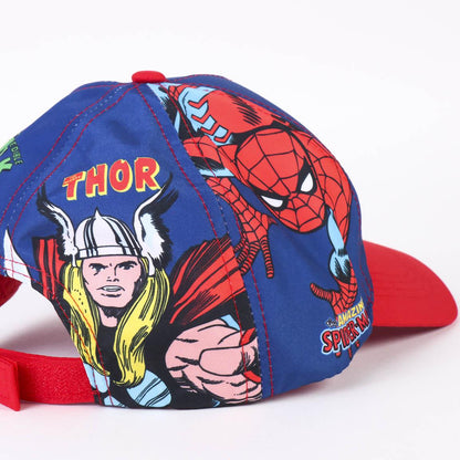 Cerdà - Cappellino Marvel Comics (Avengers) Ufficiale - Berretto Strapback Cappello con Visiera Curva Stile Baseball Cap per Bambini da 4 a 8 Anni