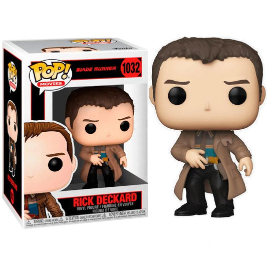 Funko Pop ! Movies - Blade Runner (1032) Rick Deckard Vinyl Figure 9Cm Statuetta
