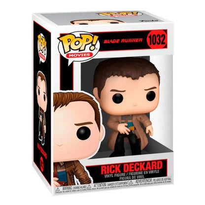 Funko Pop ! Movies - Blade Runner (1032) Rick Deckard Vinyl Figure 9Cm Statuetta