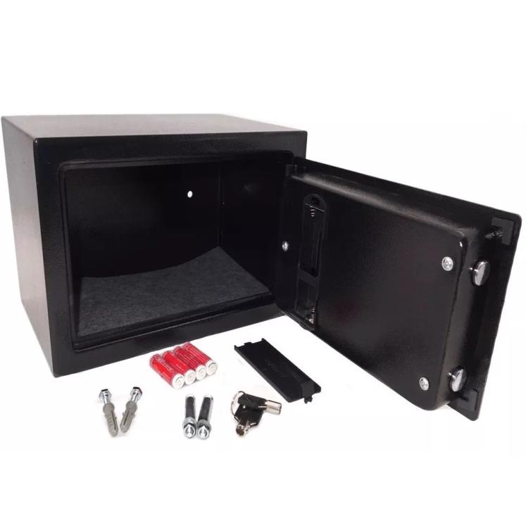 Cassaforte Muro Incasso Elettronica 31x20x20 Combinazione Numerica Chiave Hotel