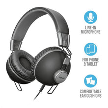 Trust Cuffia Stereo Urban Jack 3.5Mm Microfono Tablet Smartphone Cellulare Pc