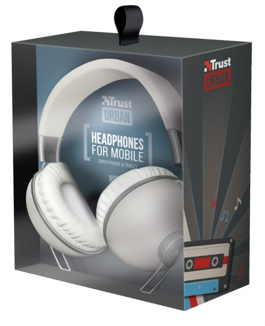 Trust Urban Cuffie Noma Microfono Tablet Smartphone Mp3 Musica Dj Tablet Pc Ps4