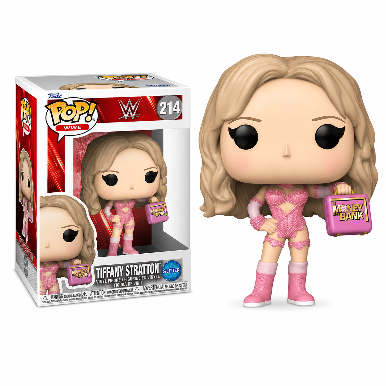 Funko Pop! WWE: Wrestling (214) "Glitter" Tiffany Stratton - Vinyl Figure 9cm