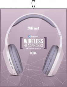 Trust Urban Dona Cuffie Wireless Bluetooth Lettore Mp3 Sd Microfono Smartphone