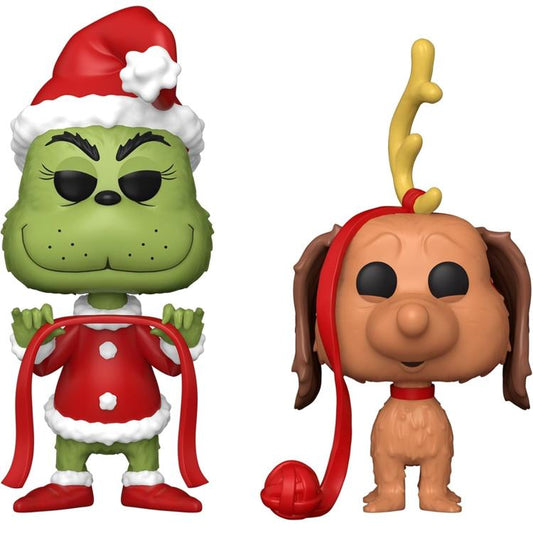 Funko Pop ! Books  - 2 Pack Grinch & Max 9Cm How The Grinch Stole Christmas