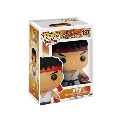 Funko Pop ! Games - Street Fighter (137) Ryu Vinyl Figure 9Cm Statuetta Boxer