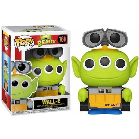 Funko Pop! Pixar Disney Remix (760) Alien As Wall-E Figure 9Cm Statua Collezione