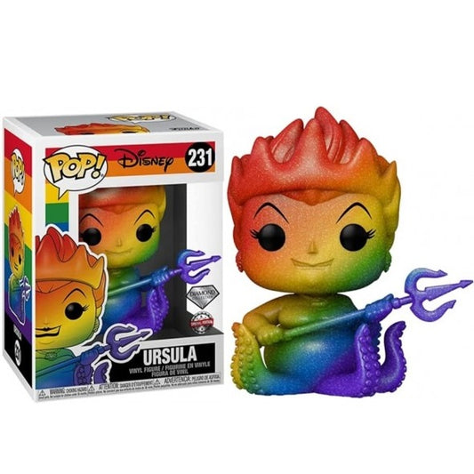 Funko Pop ! Disney (231) Ursula Raimbow Diamond Special Edition Vinyl Figure 9Cm