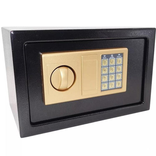 Cassaforte Muro Incasso Elettronica 31x20x20 Combinazione Numerica Chiave Hotel