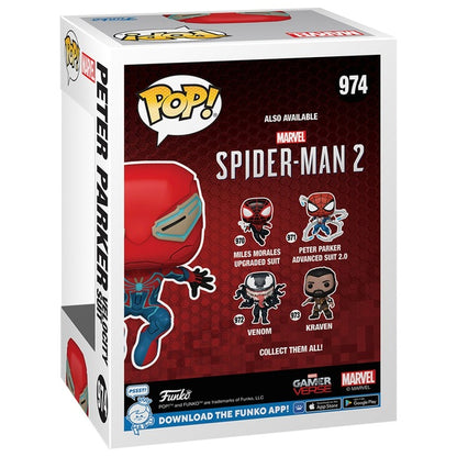 Funko Pop ! Marvel Gameverse Spider-Man 2 - (974) Peter Parker Velocity Suit Exm