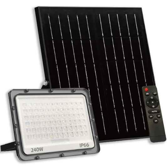 Universo Faro Led Esterno Faretto + Pannello Solare 3C (3000K-4000K-6500K) 240W