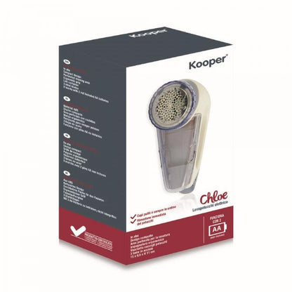 Kooper Levapelucchi A Batteria 3 Lame In Acciaio Ergonomica Raccogli Pelucchi