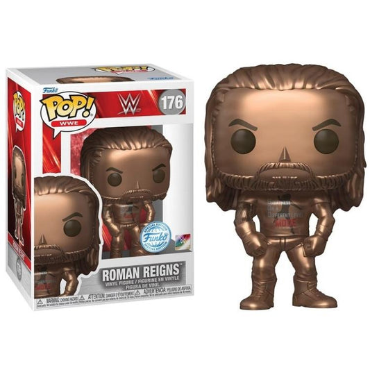 Funko Pop ! Wwe (176) Roman Reigns Figure Special Exclusive Mt Wrestling 9Cm