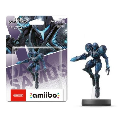 AMIIBO SUPER SMASH BROS 81 SWITCH DARK SAMUS NINTENDO DA COLLEZIONE STATUETTA