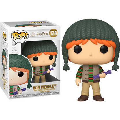 Funko Pop ! Harry Potter - (124) Ron Weasley Figure Holyday Christmas Hogwarts
