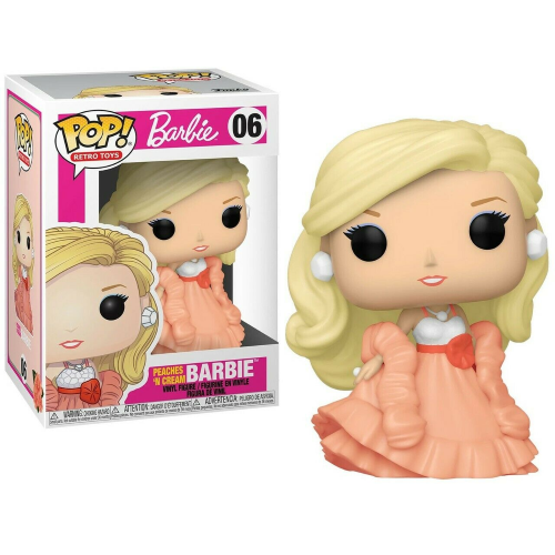 Funko Pop Barbie 06 - Peaches' N Cream  Action Figure Sigillato Da Collezione