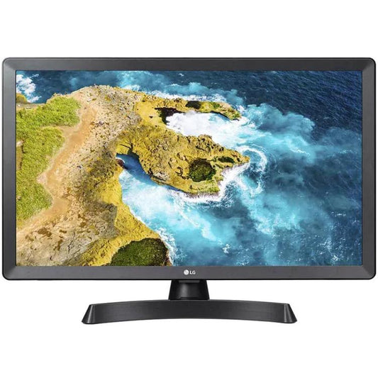 Lg Smart Tv 24" 24Tq510S-Pz Monitor Led Fhd Hdmi Digitale Terrestre Dvb-T2 Nero