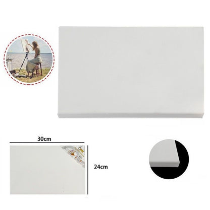 Tela Pittura Tele Per Dipingere Telaio In Legno Telati Cotone Grana Fine 24X30Cm