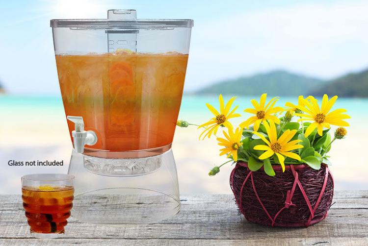 Dispenser Acqua Spillatore Birra Vino + Ghiaccio Succhi Frutta Bevande Cocktail