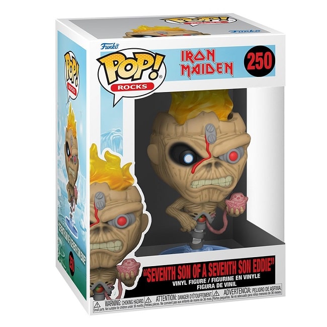 Funko Pop Rocks Iron Maiden Seventh Son Of A Seventh Son Eddie 250 Vinyl Figure