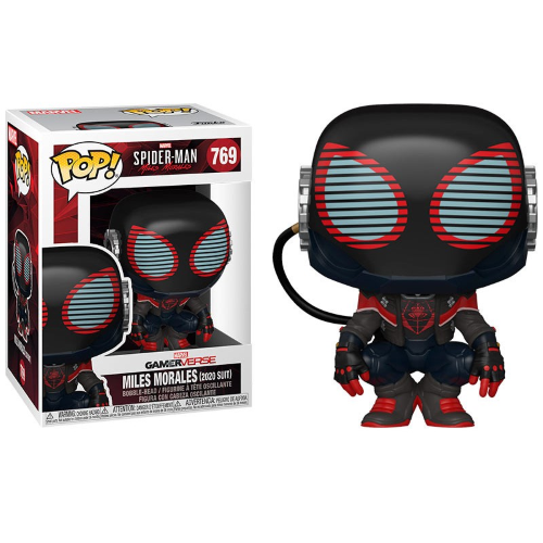 Funko Pop ! Spiderman Miles Morales - (769) 2020 Suit Figure Vinyl Spider 9Cm