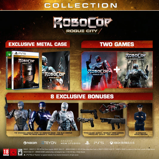 RoboCop: Rogue City Collection PS5 Videogioco EU Multilingua (Prevendita)