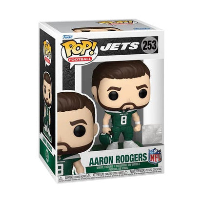 Funko Pop ! Football Nfl New York Jets (253) Aaron Rodgers Player Americano
