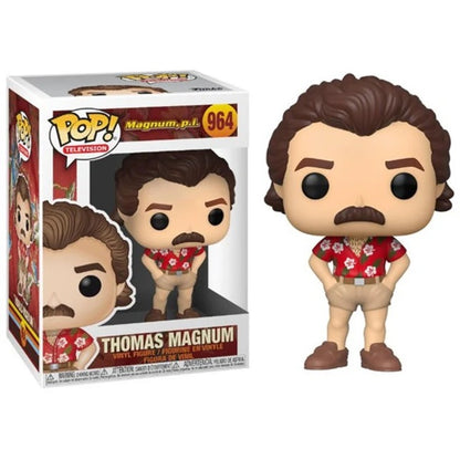 Funko Pop ! Television - Magnum P.I. (964) Thomas Magnum Vinyl Figure 9Cm Statua