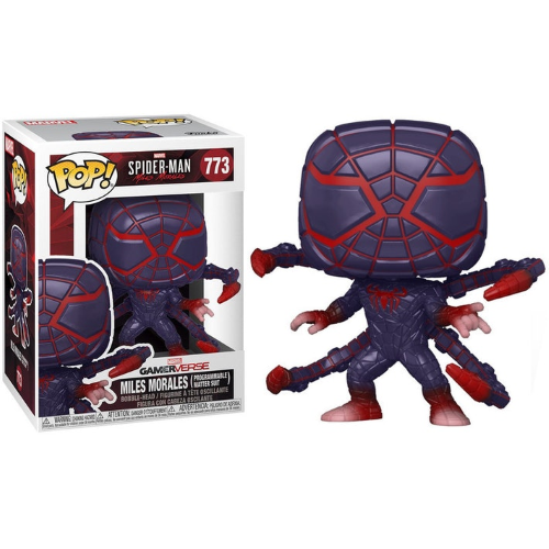 Funko Pop ! Spiderman Miles Morales - (773) Programmable Matter Suit Figure 9Cm