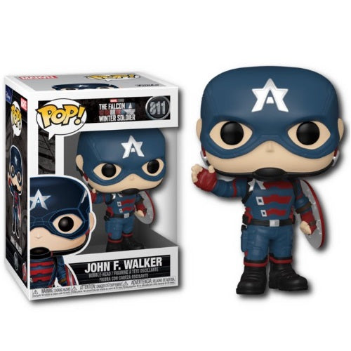 Funko Pop The Falcon And Winter Soldier 811 Jhon F. Walker Vinyl Action Figure