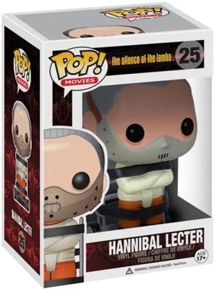Funko Pop ! Horror The Silence Of The Lambs (25) Hannibal Lecter Figure 9Cm