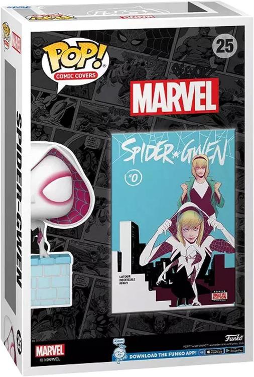 Funko Pop ! Comic Cover Marvel - (25) Spider-Gwen Vinyl Figure 9Cm Supereroe