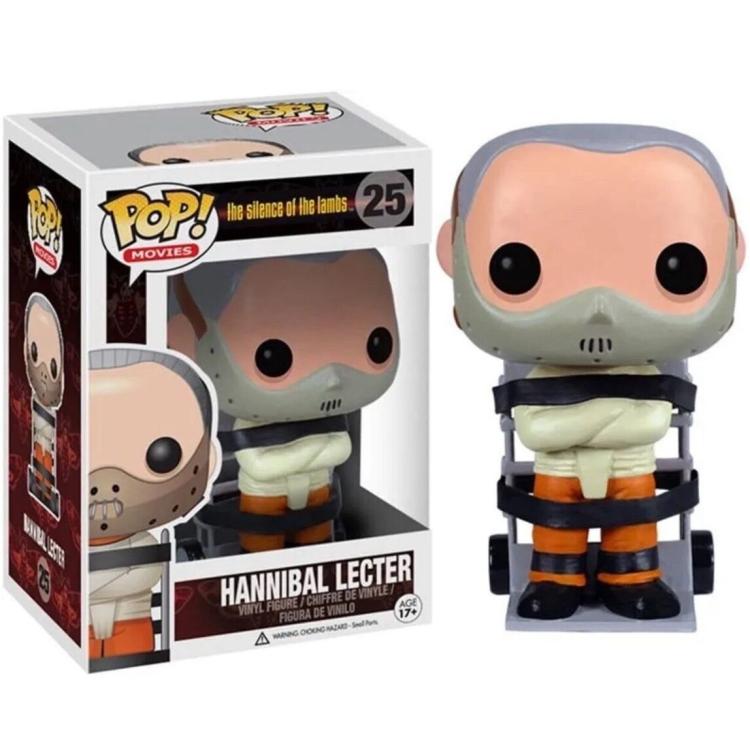 Funko Pop ! Horror The Silence Of The Lambs (25) Hannibal Lecter Figure 9Cm