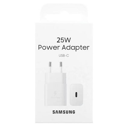 Samsung Caricatore Originale 25W USB-C Type-C Caricabatterie Fast EP-T2510NBE Bianco