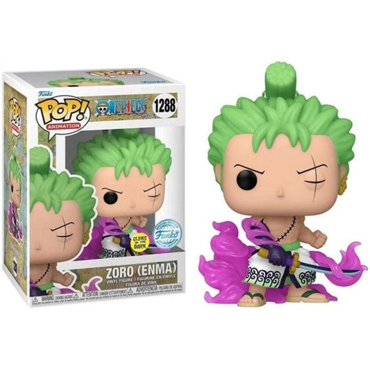 Funko Pop ! Animation - One Piece (1288) Zoro W / Enma Figure Special Gitd 9Cm