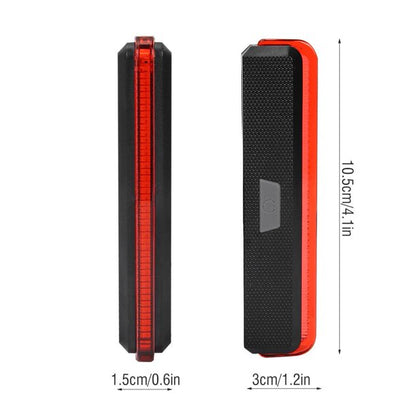 Wisdom Fanale Posteriore Luce A Batteria Per Bici Fanalino Bicicletta Universale