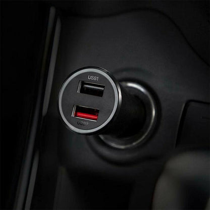 Xiaomi Mi 37W Dual-Port Carcharger Caricabatterie Usb Auto Accendisigari 12V-24V