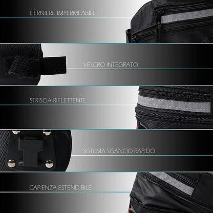 BORSA POSTERIORE PORTAOGGETTI BORSELLO SOTTO SELLA BICI E BICICLETTA ELETTRICA