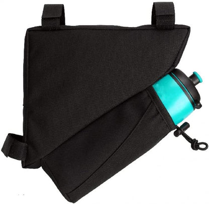 BORSA PORTAOGGETTI BICI TRIANGOLARE BORSELLO PORTA BORRACCIA TELAIO BICICLETTA