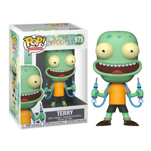 Funko Pop Solar Opposites 975 Terry Figure Vinyl Nuovo Rick E Morty Netflix