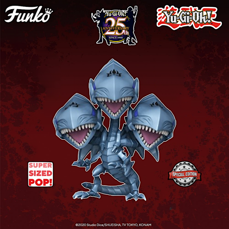 Funko Pop ! Animation Yu-Gi-Oh (1078) Blue-Eyes Ultimate Dragon 25Th Anniversary