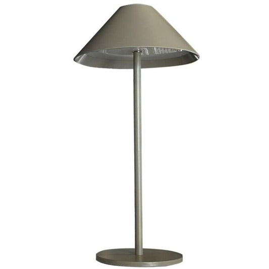 Lampada Da Tavolo Led Controllo Soft Touch Ricaricabile Hotel Ristorante Grigia