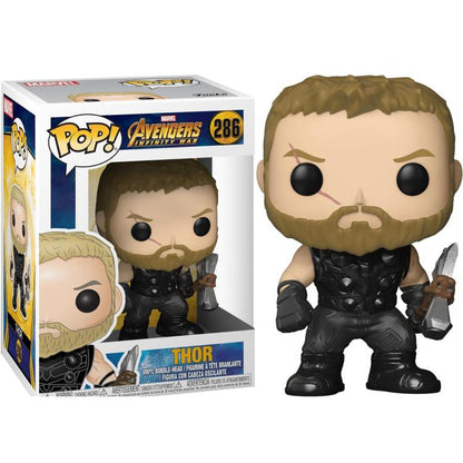 Funko Pop ! Marvel Avengers Infinity War (286) Thor Vinyl Figure Statuetta 9Cm