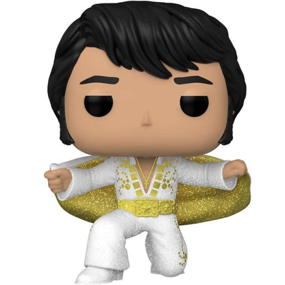 Funko Pop ! Rocks (287) Elvis Presley Pharaoh Suit Diamond Figure 9Cm King Rock