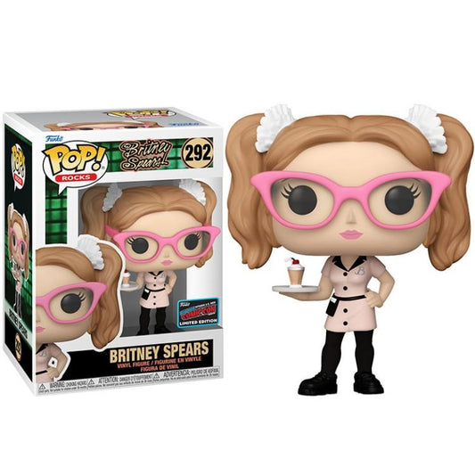 Funko Pop ! Rocks (292) Britney Spears Drive Me Crazy Vinyl Figure 9Cm Singer