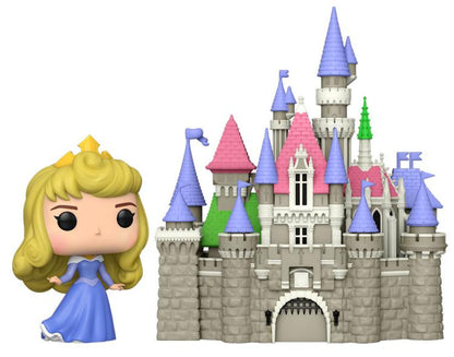 Funko Pop ! Disney Princess - (29) Aurora With Castle Vinyl Figure 9Cm