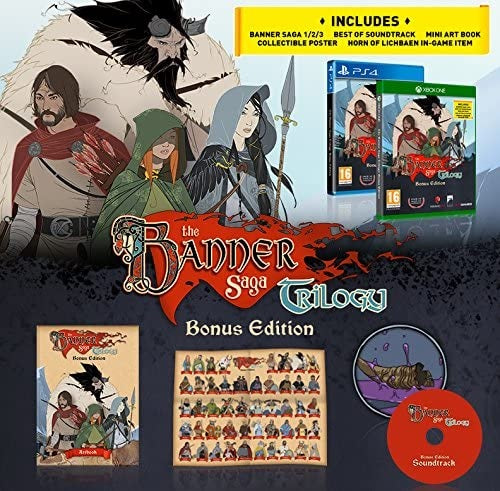 The Banner Saga Trilogy Bonus Edition - Ps4 Gioco Playstation 4 [Ediz.Uk] Europa